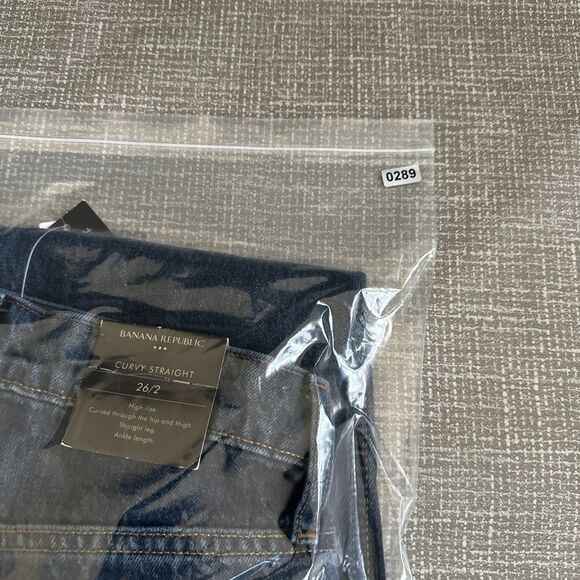 Banana Republic Factory Curvy Straight High Rise size 26/2 - Picture 12 of 12